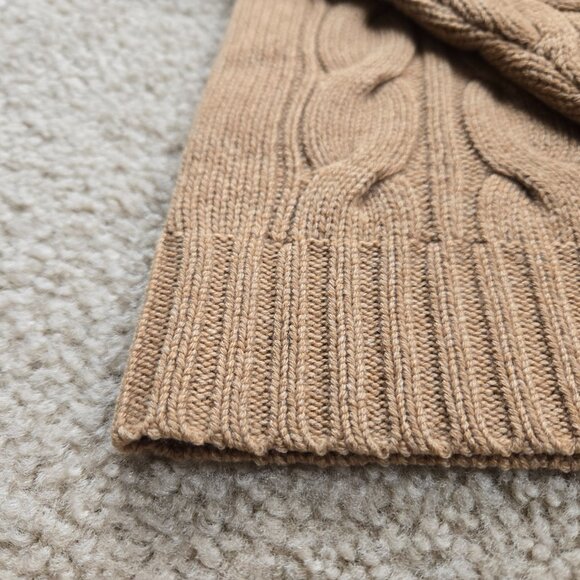 NWOT Brooks Brothers Wool Cashmere Cable Knit Turtleneck Sweater - Picture 5 of 11